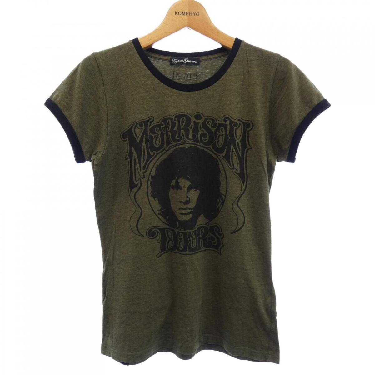 ヒステリックグラマー HYSTERIC GLAMOUR 2CT-3010 ティーシャツ【中古】 Tシャツ・カットソー-トップス-レディースファッション