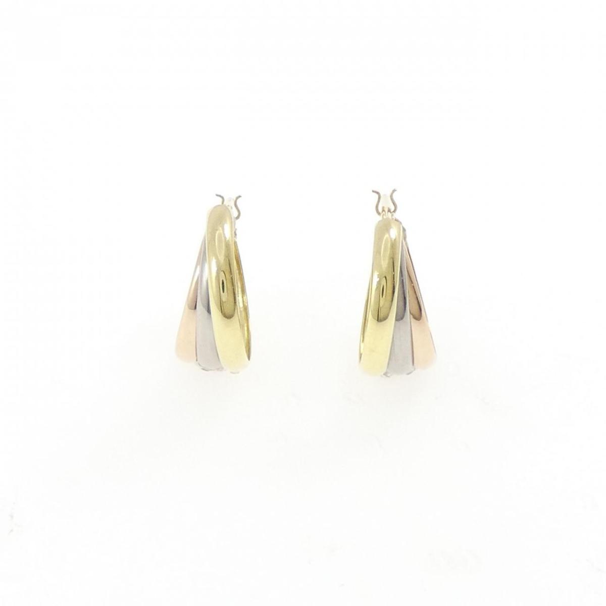 K18スリーカラー ピアス【中古】｜KOMEHYO ONLINESTORE 店