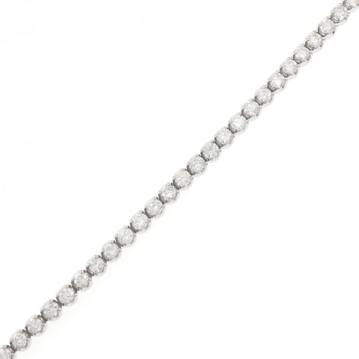 PT850 ダイヤモンド ブレスレット 5.00CT【中古】