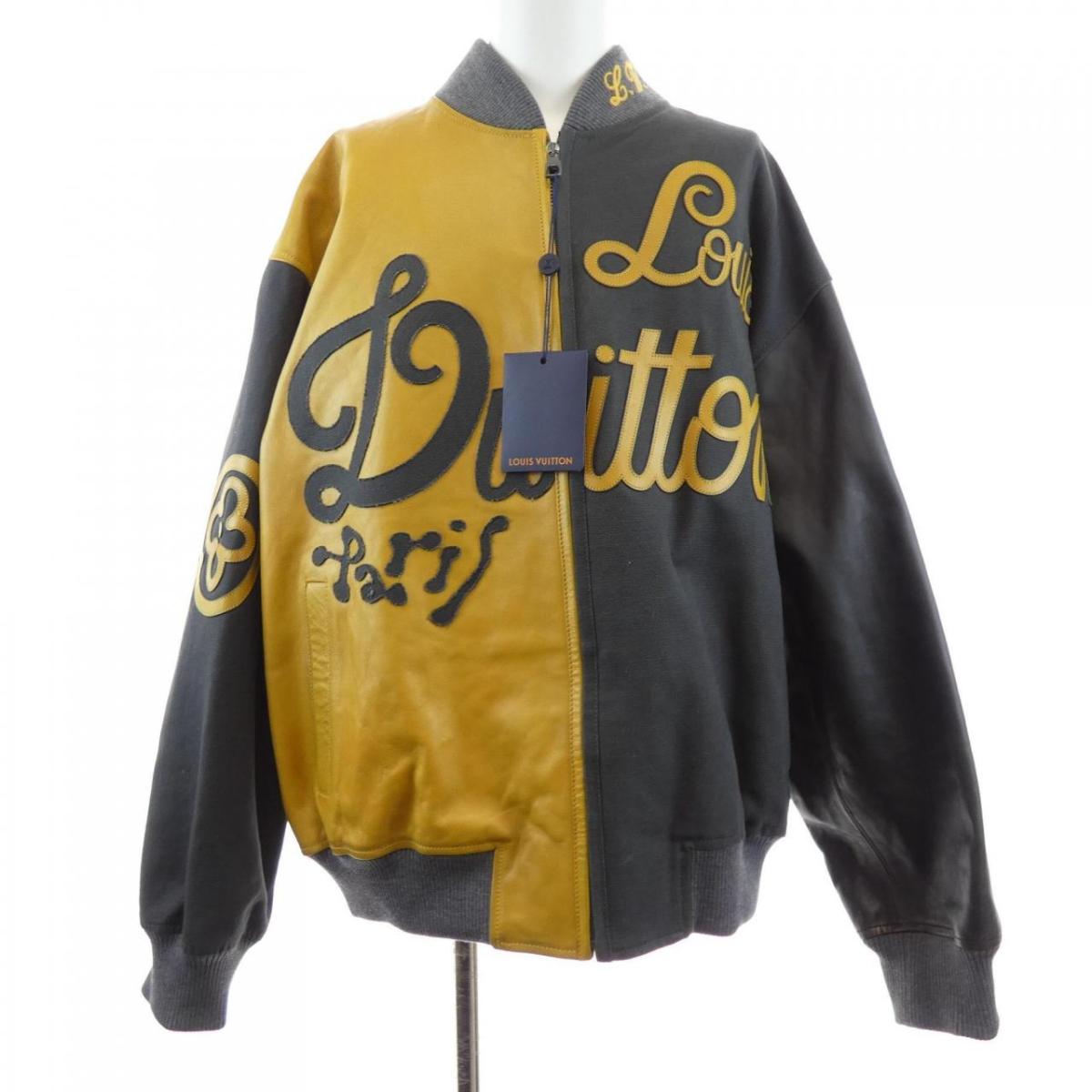 ルイヴィトン LOUIS VUITTON ミックスキャンバスレザーボンバー HOL76EXS0 上衣【中古】