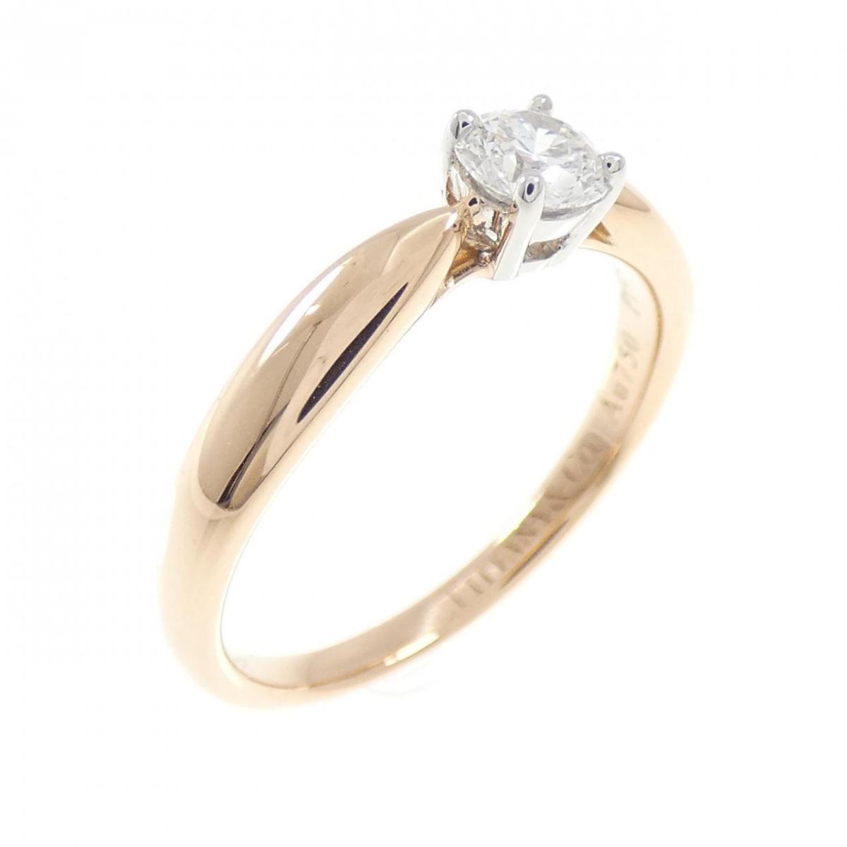 ティファニー ハーモニー リング 0.22CT F VS2 3EXT【中古】