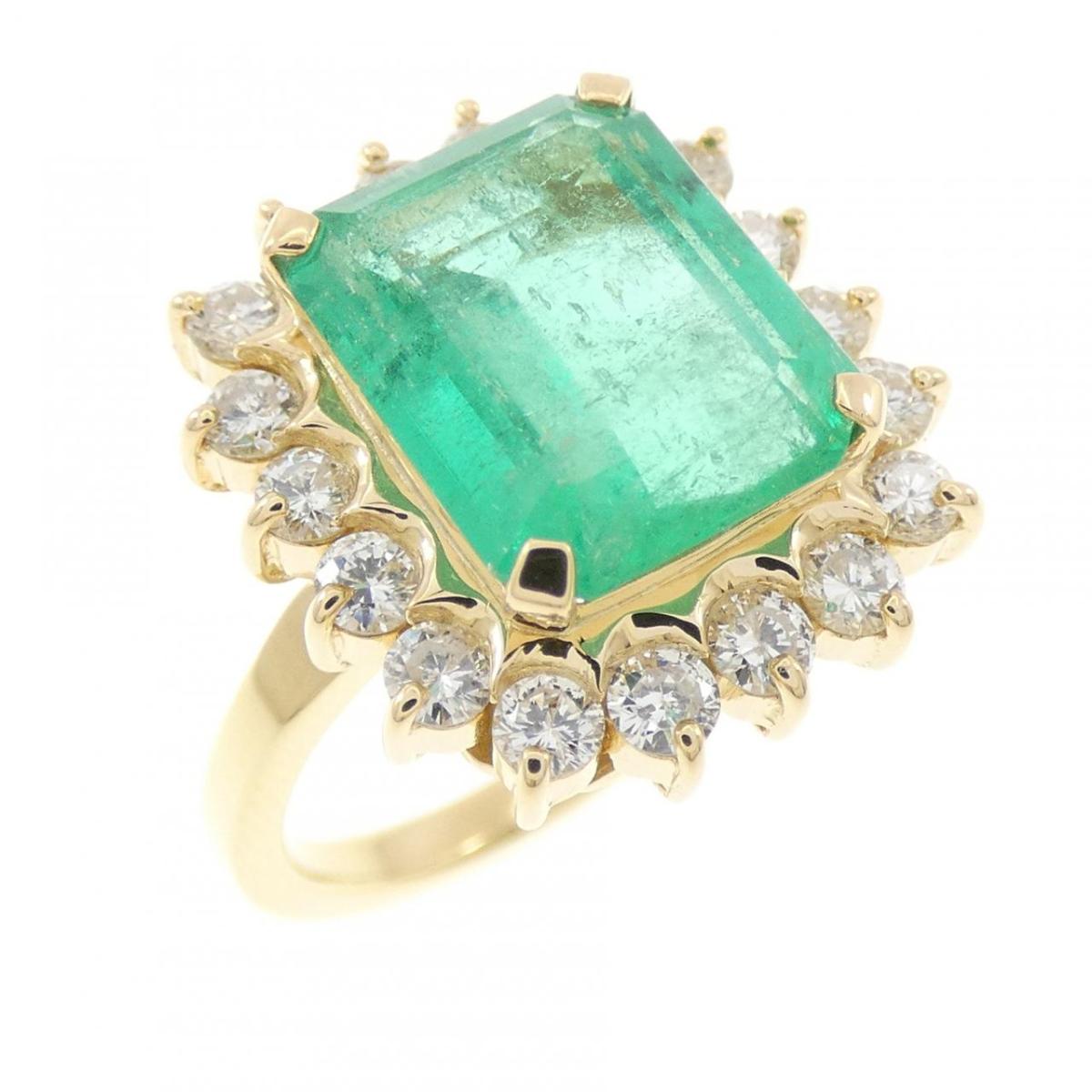 K18YG エメラルド リング 3.41CT【中古】｜KOMEHYO ONLINESTORE 店 225,270円