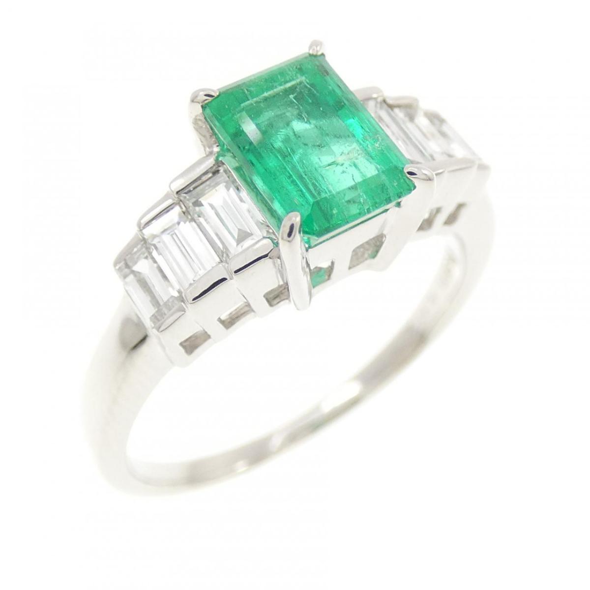PT900 エメラルド リング 1.02CT【中古】｜KOMEHYO ONLINESTORE 店