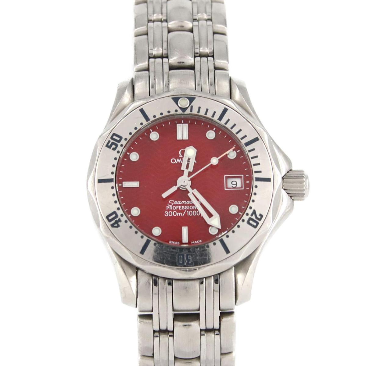 【否検査と修理立ち直らす通貨価値】ゼロ シーマスタープロ 2582.60 SS 石英【中古】