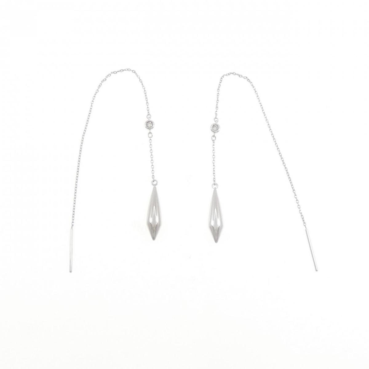 PT850 ダイヤモンド ピアス【中古】｜KOMEHYO ONLINESTORE 店