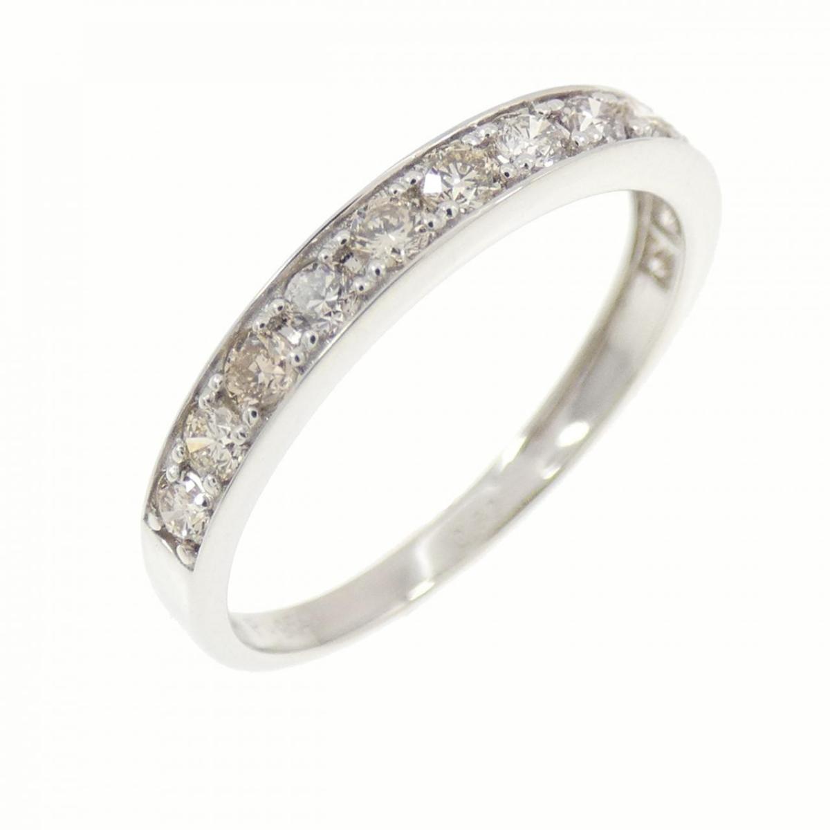 PT950 ハーフエタニティ ダイヤモンド リング 0.30CT【中古】