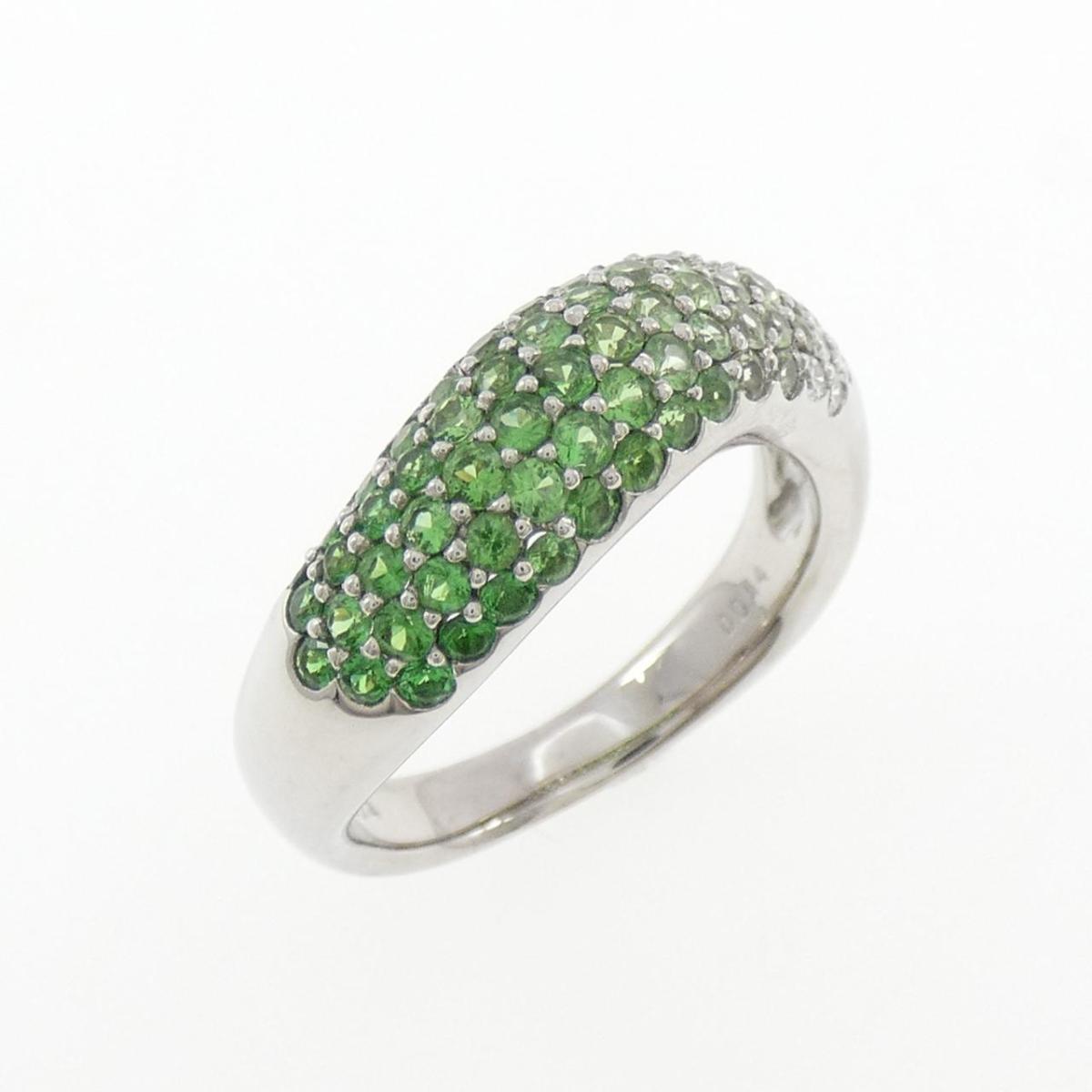 K18WG グリーンガーネット リング 1.14CT【中古】|KOMEHYO ONLINESTORE 店