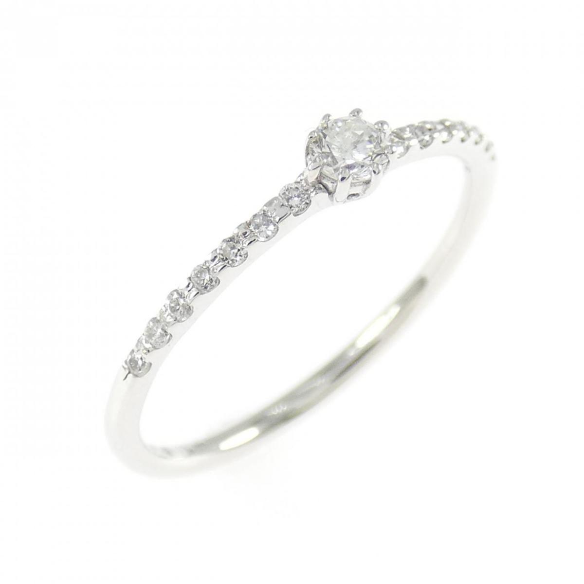 K18WG ダイヤモンド リング 0.14CT【中古】|KOMEHYO ONLINESTORE 店