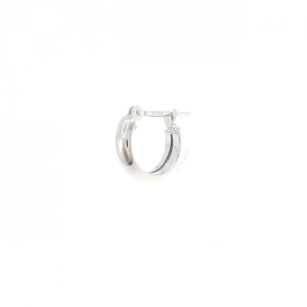 K18WG フープ ピアス 片耳【中古】｜KOMEHYO ONLINESTORE 店