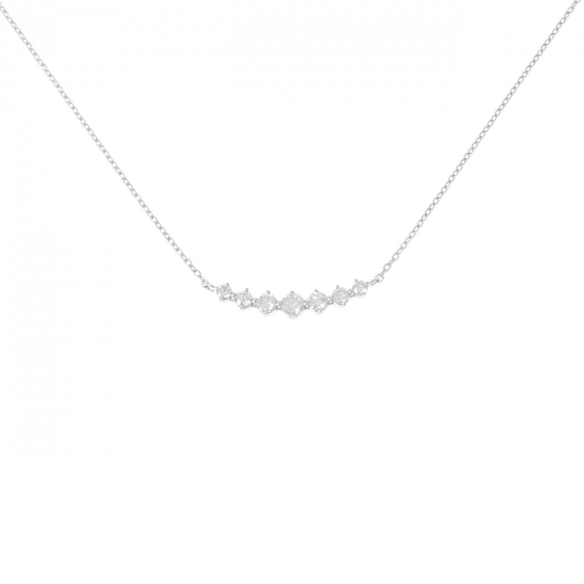 K18WG ダイヤモンド ネックレス 0.38CT【中古】｜KOMEHYO ONLINESTORE 店