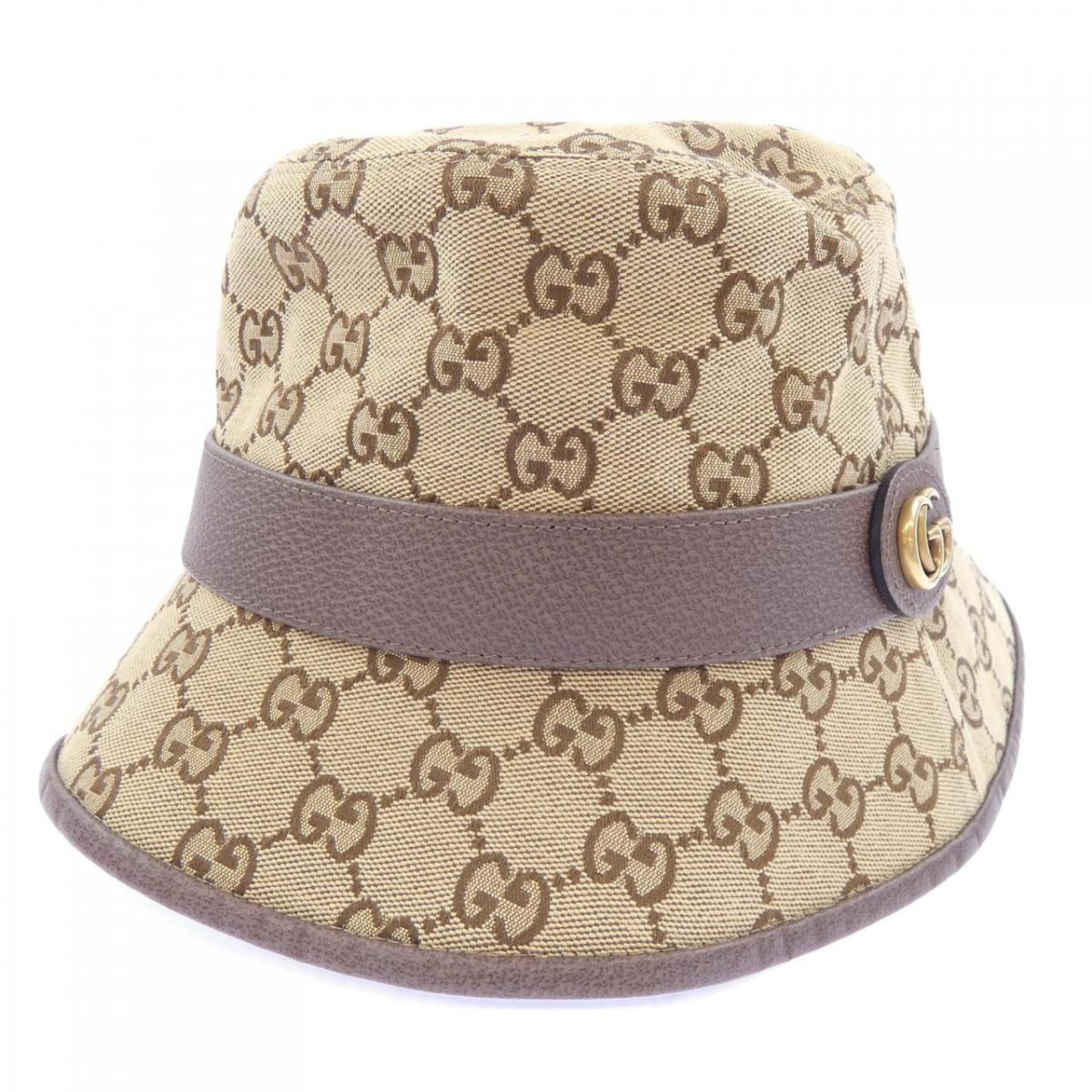 グッチ GUCCI GG帆布 フェドラハット 576587 4HG62 かぶり笠【中古】