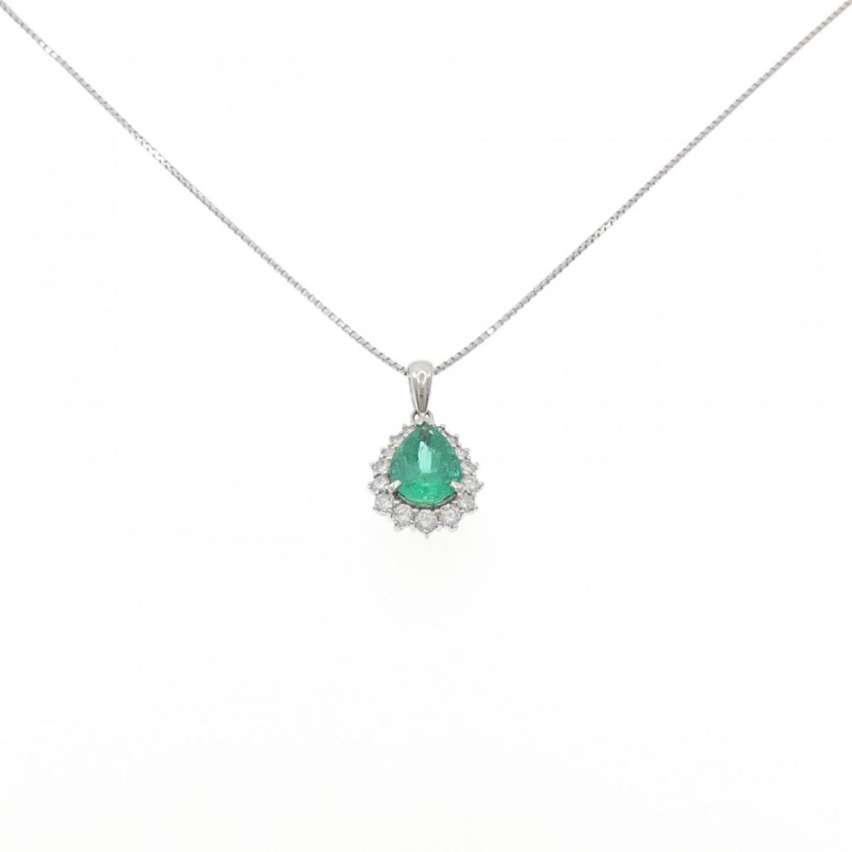 PT900/PT850 エメラルド ネックレス 2.65CT【中古】|KOMEHYO ONLINESTORE 店
