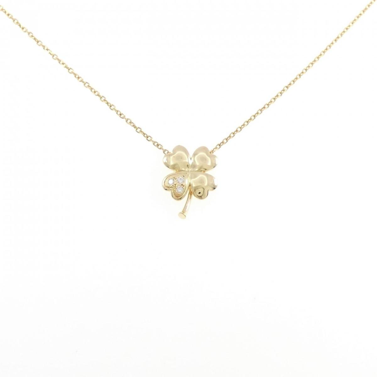 ミキモト クローバー ダイヤモンド ネックレス【中古】｜KOMEHYO ONLINESTORE 店