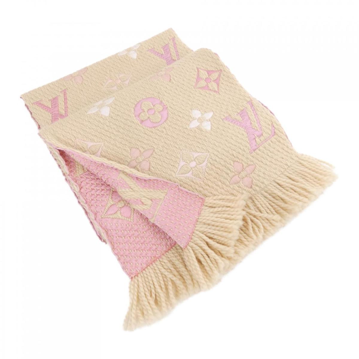 ルイヴィトン LOUIS VUITTON エシャルプ モノグラム 虹霓 M70648 MUFFLER【中古】