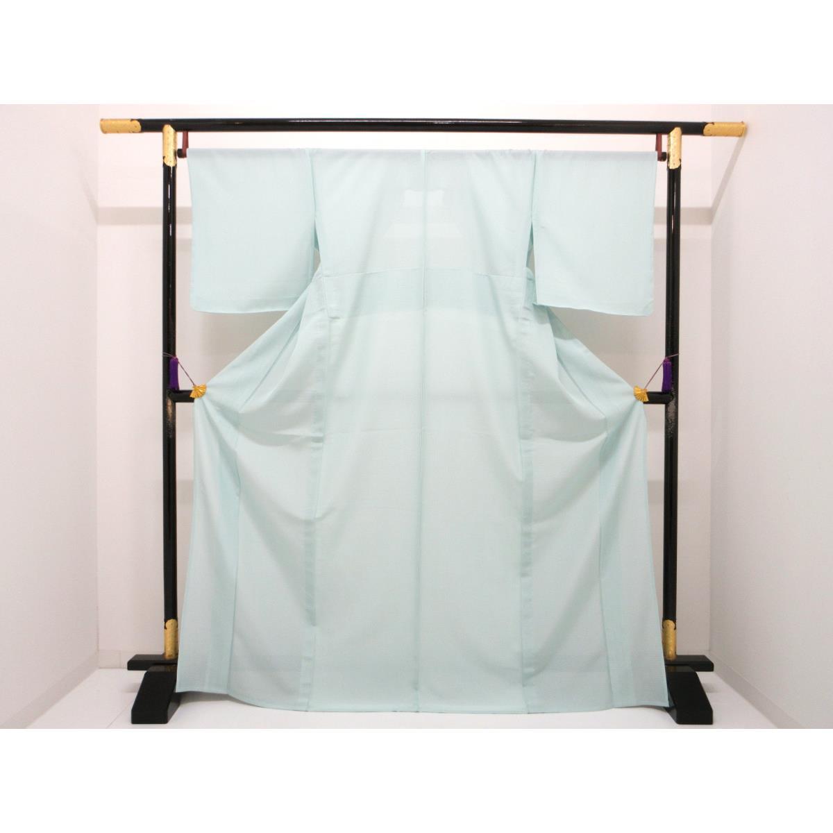 【未当て嵌める品】単衣 駒絽日本の首都小紋 万筋【中古】