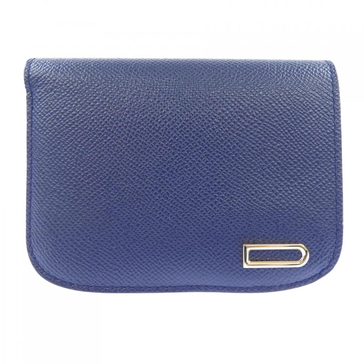 デル洋弓 DELVAUX VAGABOND COMPACT WALLET AB0674BKN WALLET【中古】