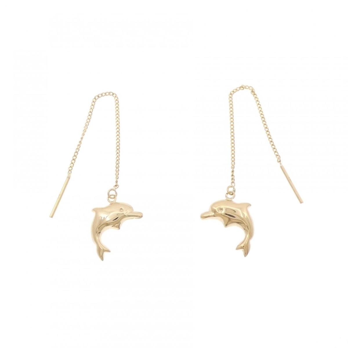 K18YG ドルフィン ピアス【中古】|KOMEHYO ONLINESTORE 店