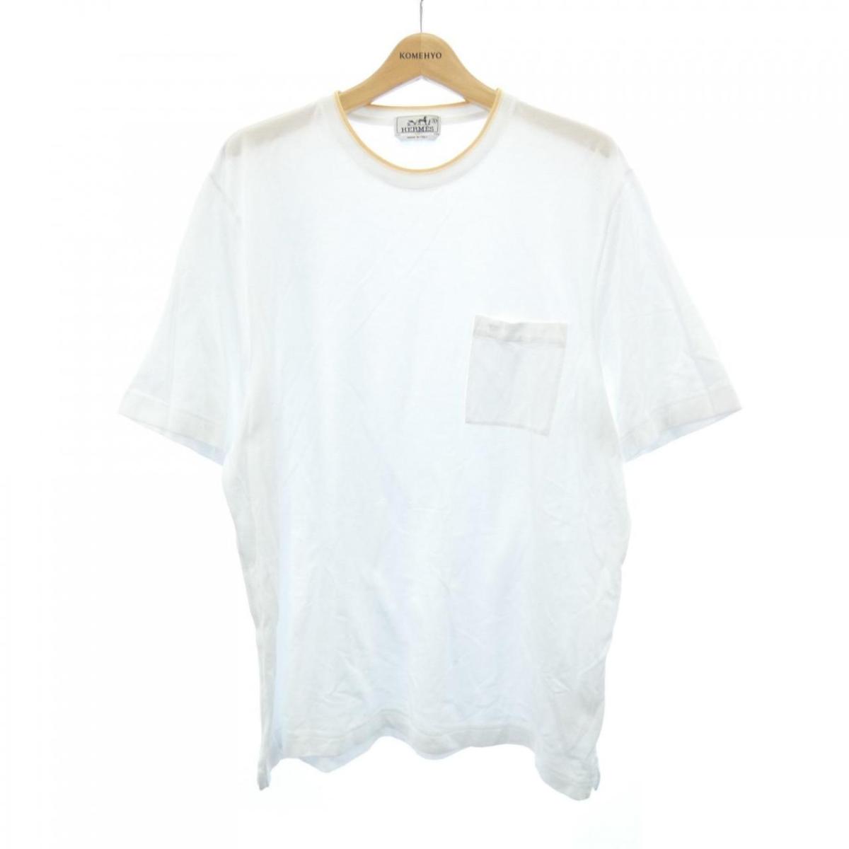 エルメス HERMES サドルステッチ *41-5714. Tシャツ【中古】