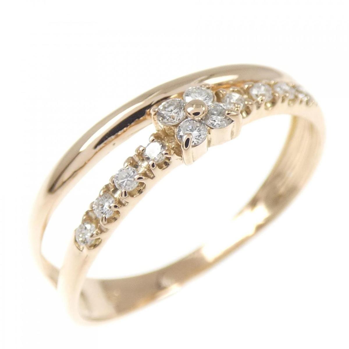 K18PG ダイヤモンド リング 0.12CT【中古】｜KOMEHYO ONLINESTORE 店