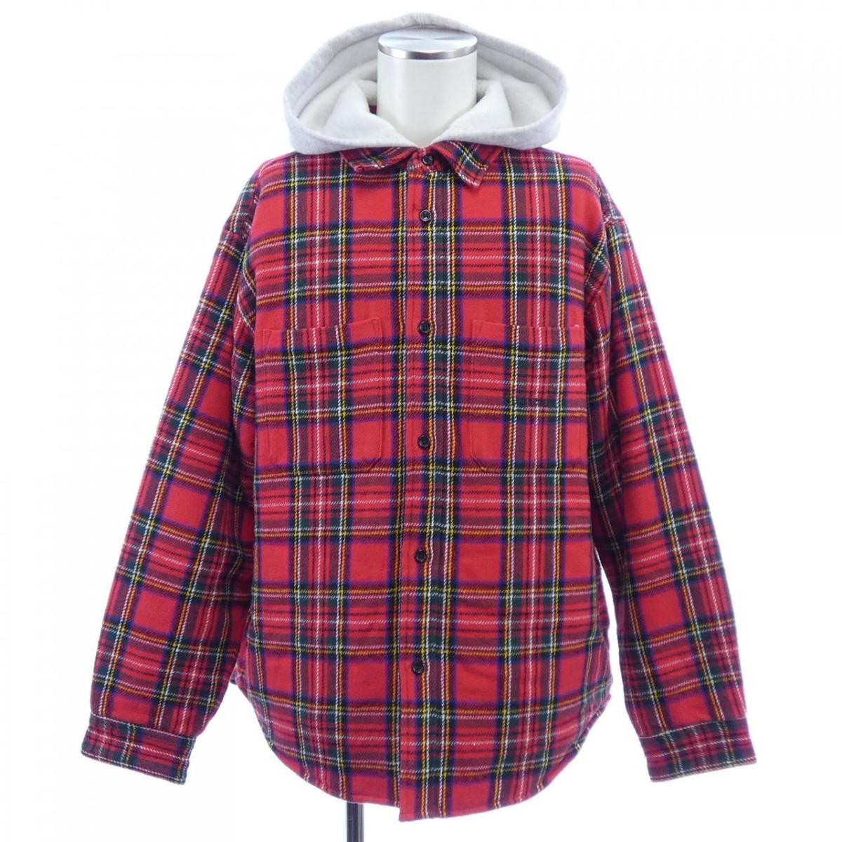 シュプリーム SUPREME Tartan Flannel Hooded 上衣【中古】