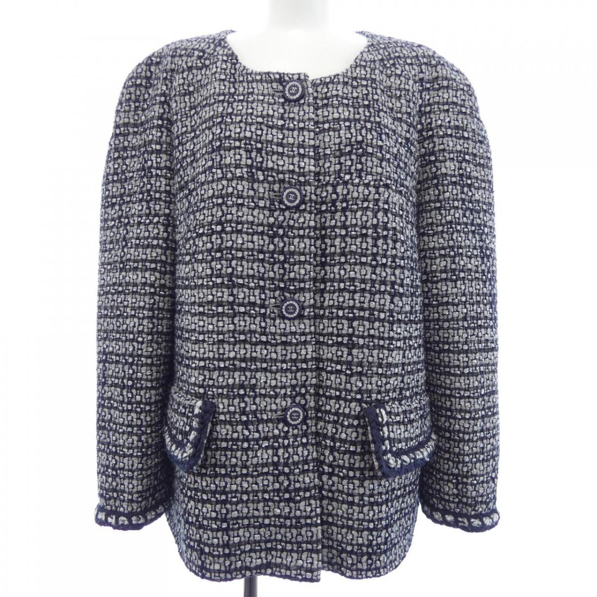 シャネル CHANEL P60886V46235 ノーカラージャケット【中古】|KOMEHYO ONLINESTORE 店
