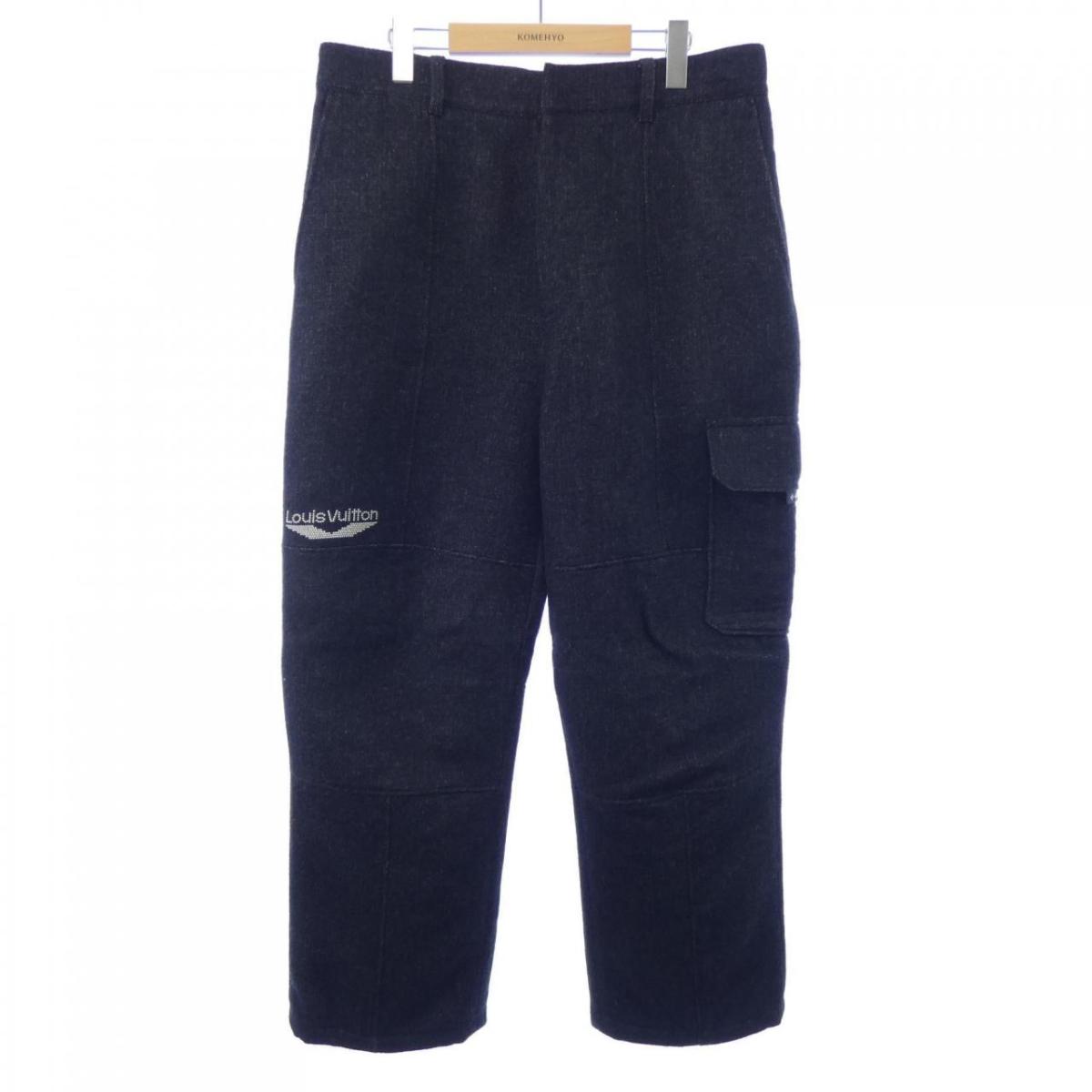 ルイヴィトン LOUIS VUITTON ダブルフェイスカーゴパンツ HSP29WQMI ズボン下【中古】