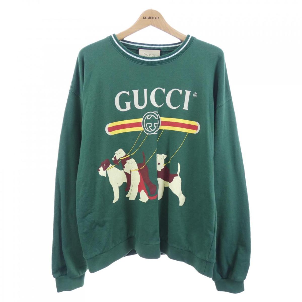 グッチ GUCCI コットンジャージースウェットシャツ 715919 XJFF2 汗水【中古】