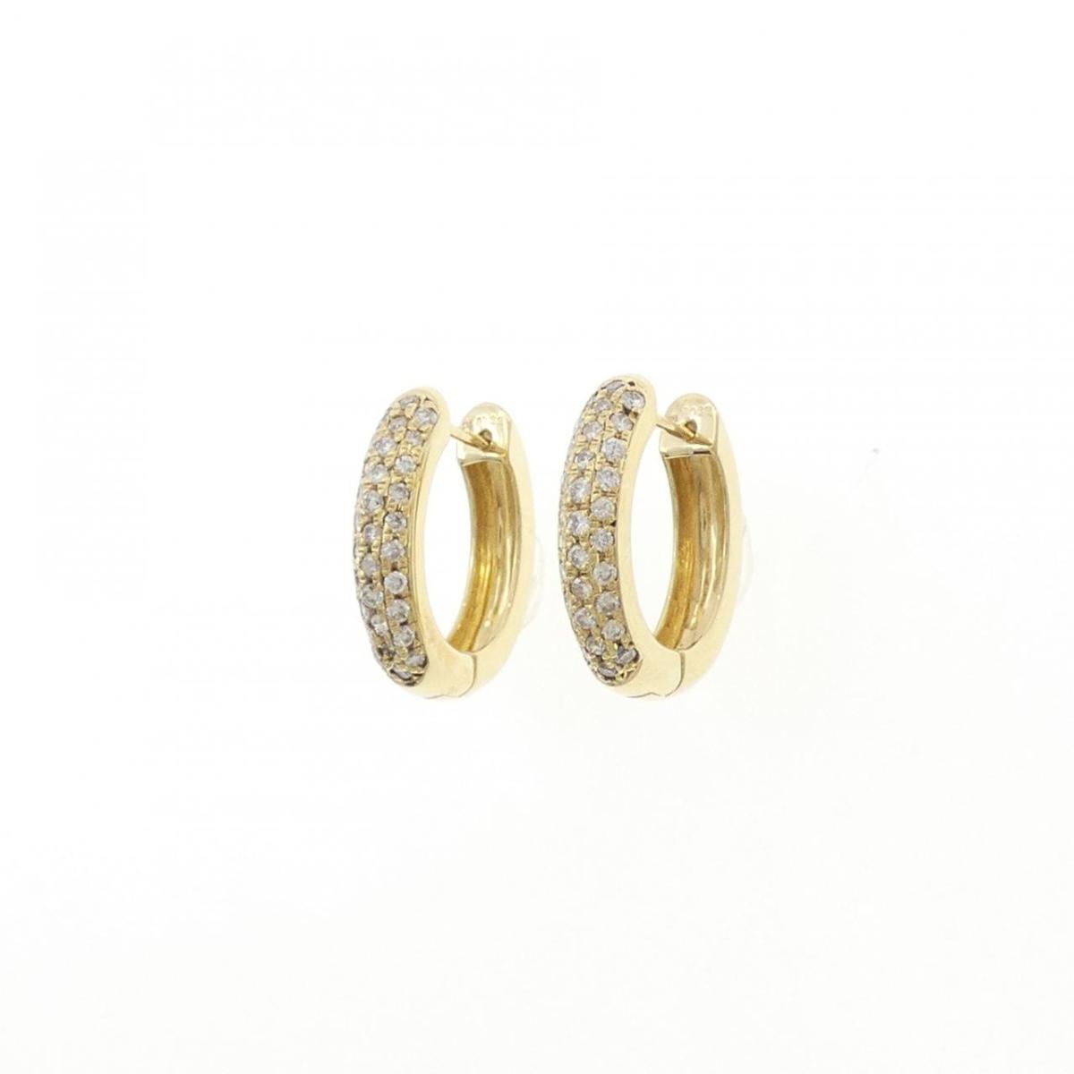 K18YG ダイヤモンド ピアス 0.64CT【中古】｜KOMEHYO ONLINESTORE 店