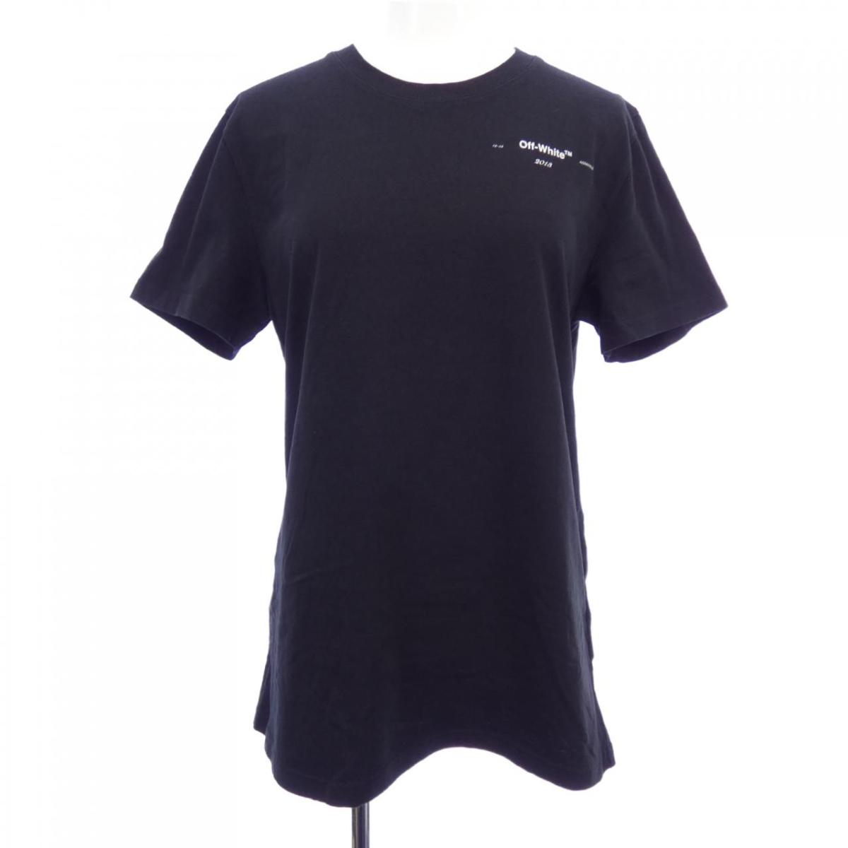 象牙色 OFF-WHITE ティーシャツ【中古】