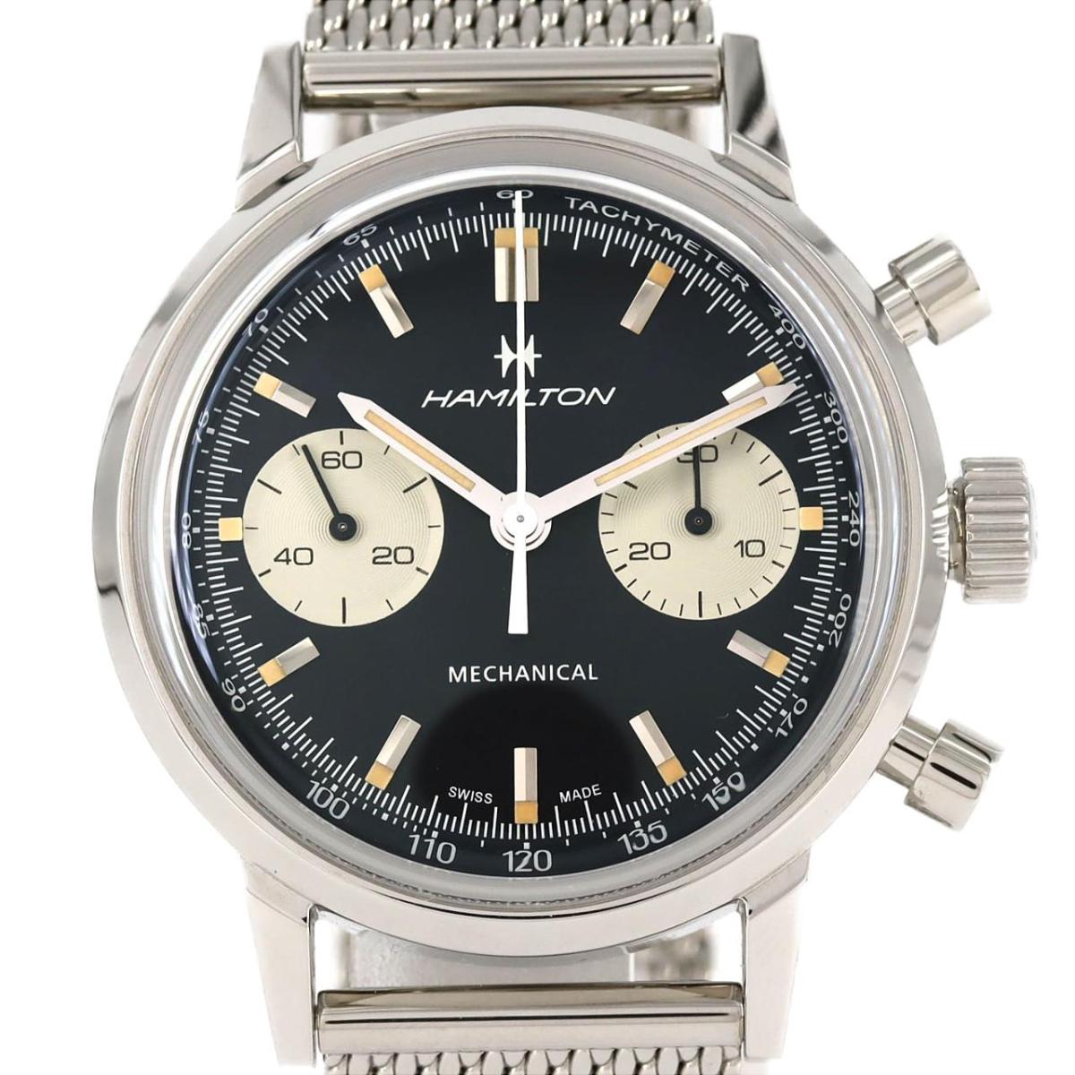 ハミルトン イントラマティッククロノグラフH H384290/H38429130 SS 手巻【中古】