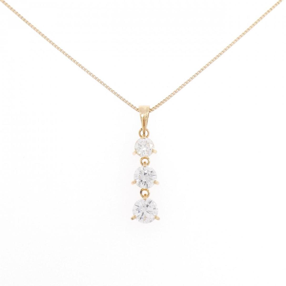 K18YG ダイヤモンド ネックレス 1.00CT【中古】|KOMEHYO ONLINESTORE 店