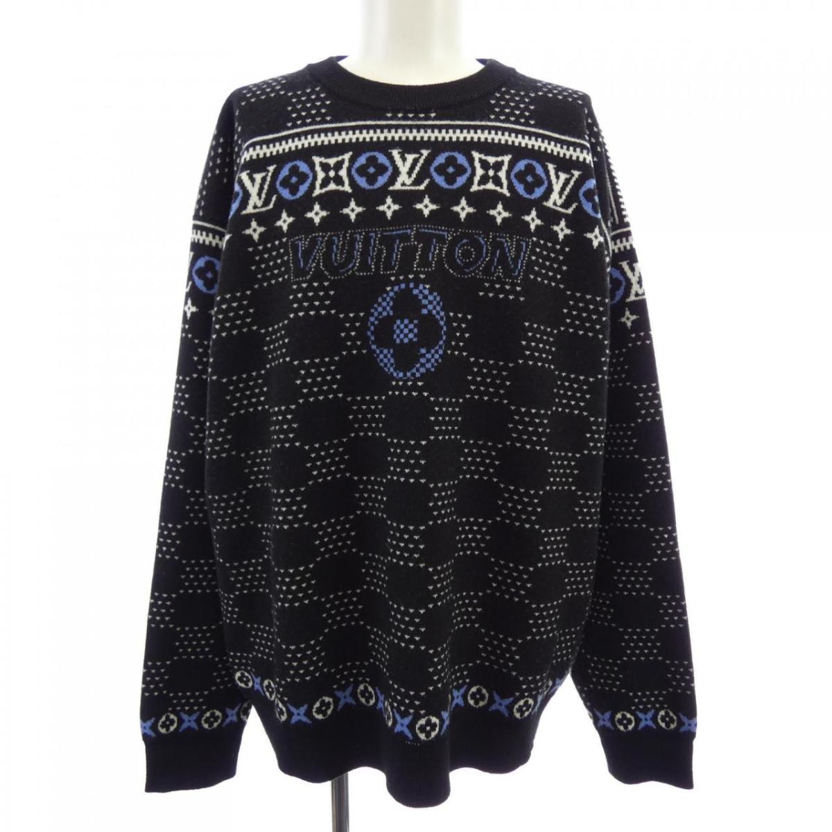 ルイヴィトン LOUIS VUITTON ジャカードウールプルオーバー HSN31WPWX 編み物【中古】