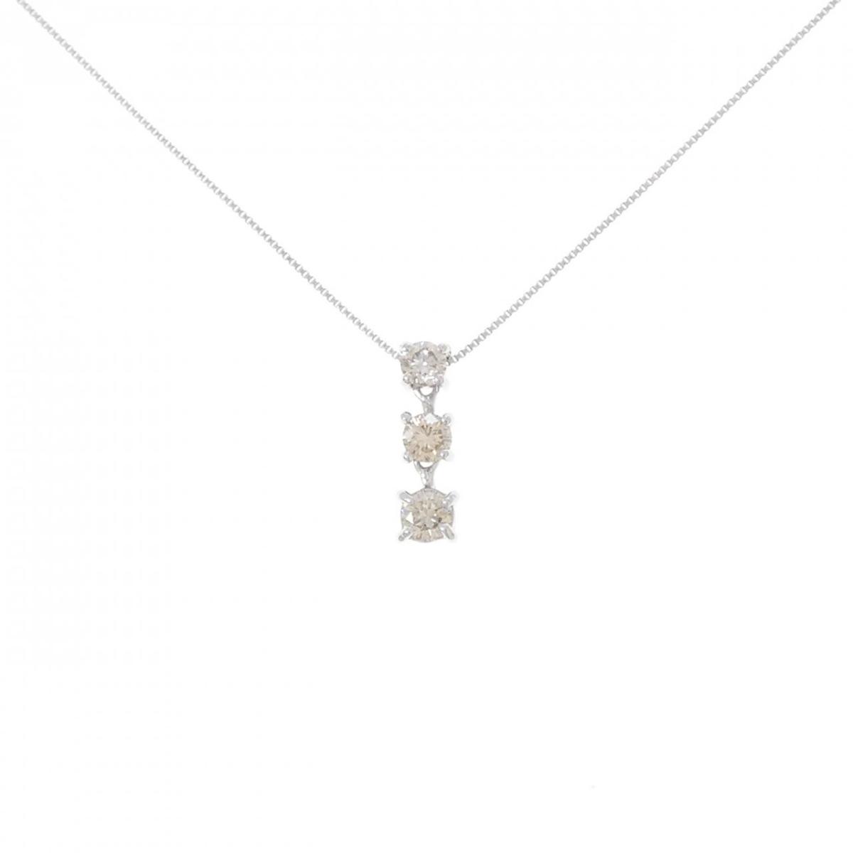 K18WG ダイヤモンド ネックレス 0.43CT【中古】｜KOMEHYO ONLINESTORE 店