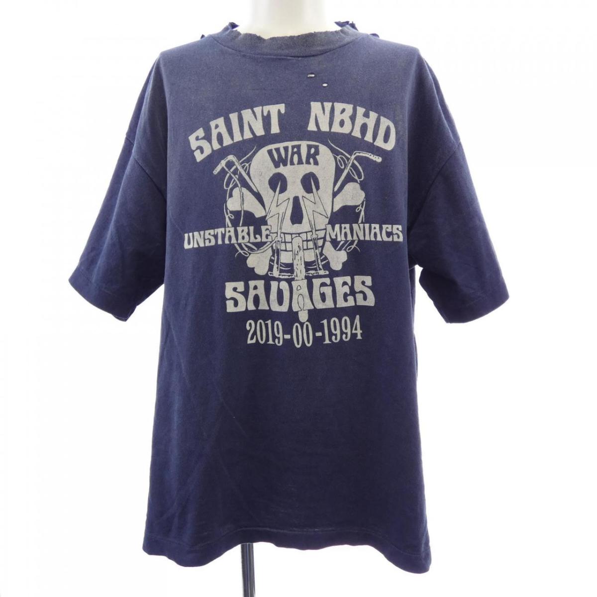 仙マイケル SAINT MICHAEL SM-HR8-0000-C71 ティーシャツ【中古】 カジュアルシャツ-トップス-メンズファッション