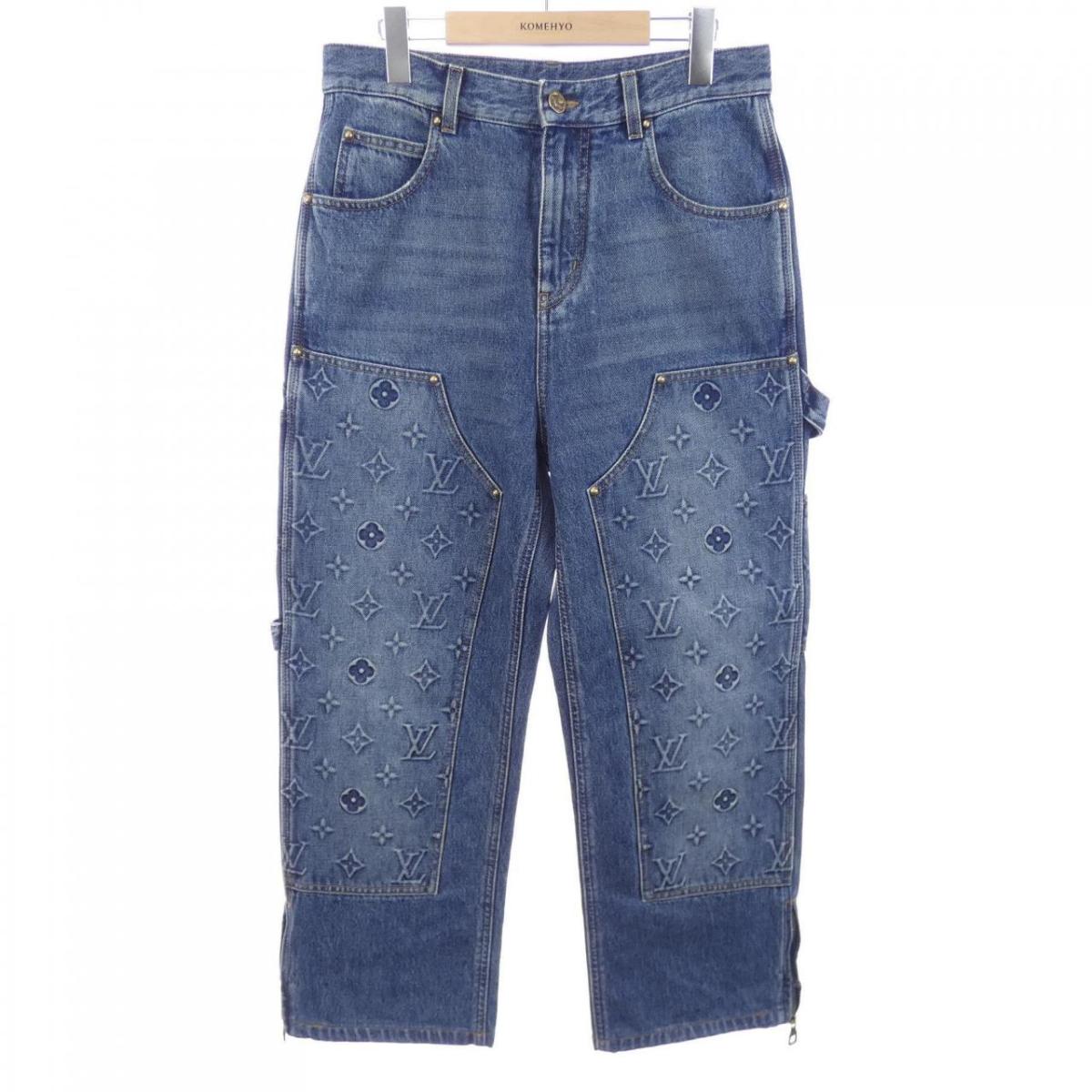 ルイヴィトン LOUIS VUITTON ワークウエアデニムカーペンターパンツ HOD45WY38 ジーンズ【中古】|KOMEHYO ONLINESTORE 店