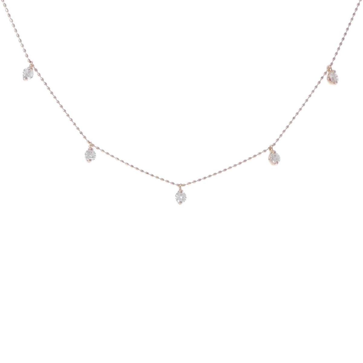 K18PG ダイヤモンド ネックレス 0.50CT【中古】｜KOMEHYO ONLINESTORE 店