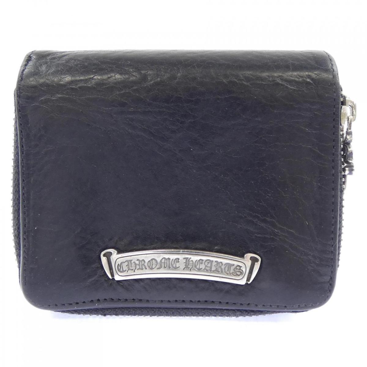 クロムハーツ CHROME HEARTS SQ ZIP BILL 2246 304 4300 0900 WALLET【中古】