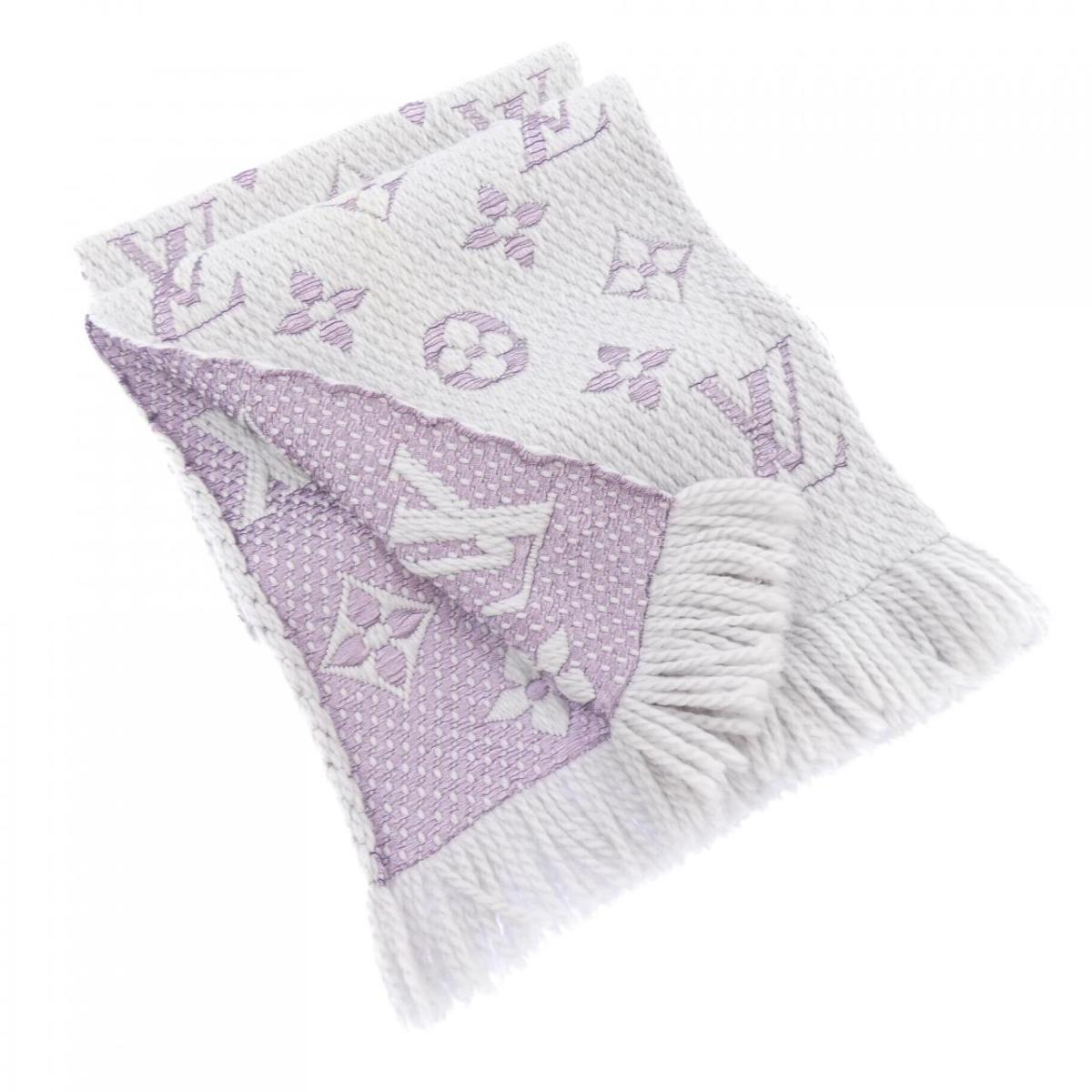 ルイヴィトン LOUIS VUITTON エシャルプ ロゴマニア デュオ M73121 MUFFLER【中古】|KOMEHYO ONLINESTORE 店