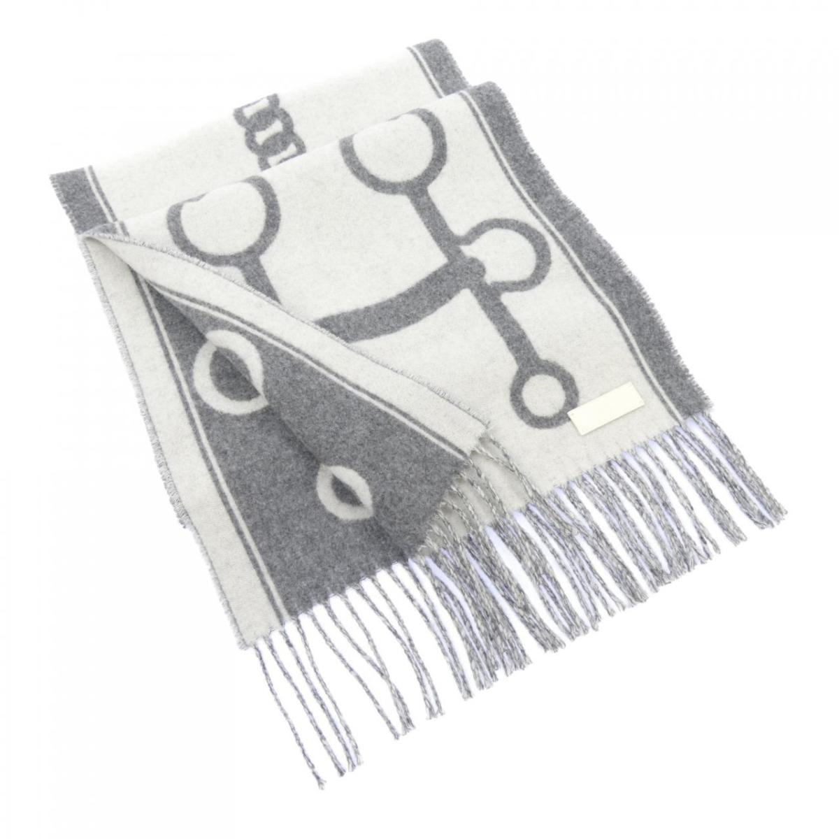 エルメス HERMES ショッピングセンター MORS H259157S MUFFLER【中古】