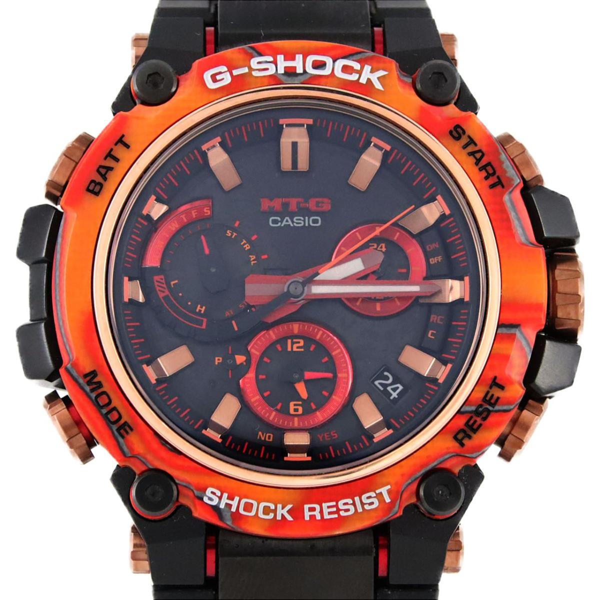 カシオ G-SHOCK・MT-G 40th Anniversary 電波時計 MTG-B3000FR-1AJR SS ソーラークォーツ【中古】|KOMEHYO ONLINESTORE 店