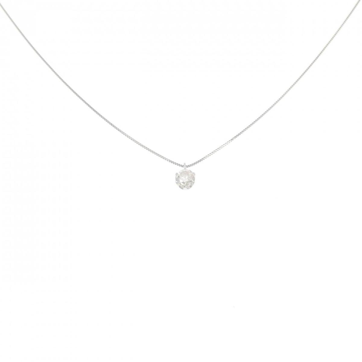 PT900/PT850 ソリティア ダイヤモンド ネックレス 0.502CT【中古】|KOMEHYO ONLINESTORE 店