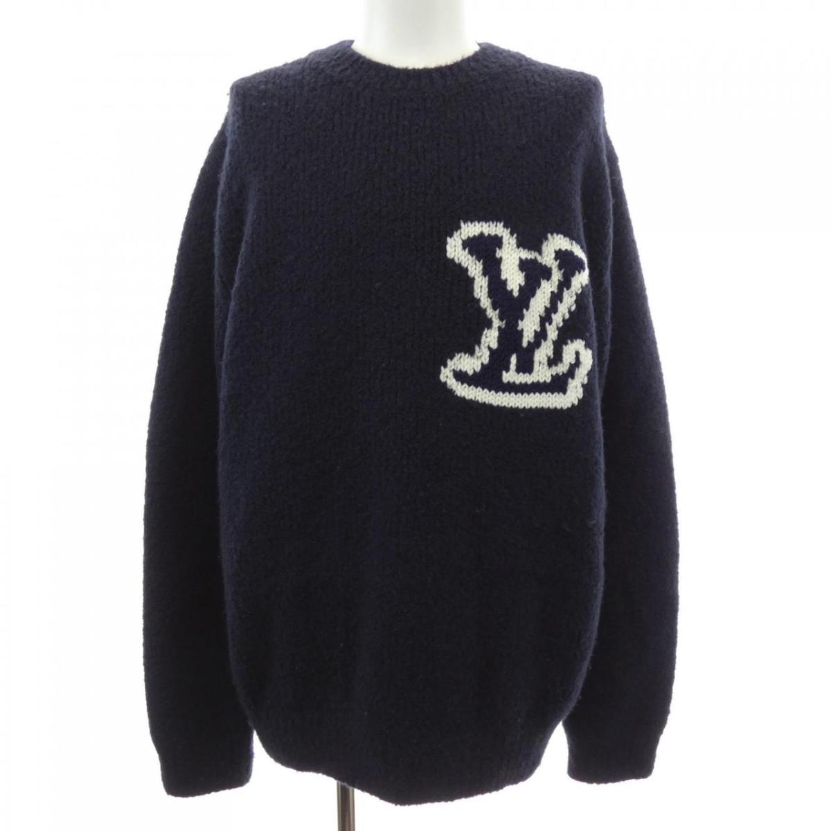 ルイヴィトン LOUIS VUITTON LVインタルシアクルーネック HLN43WVSS 編み物【中古】