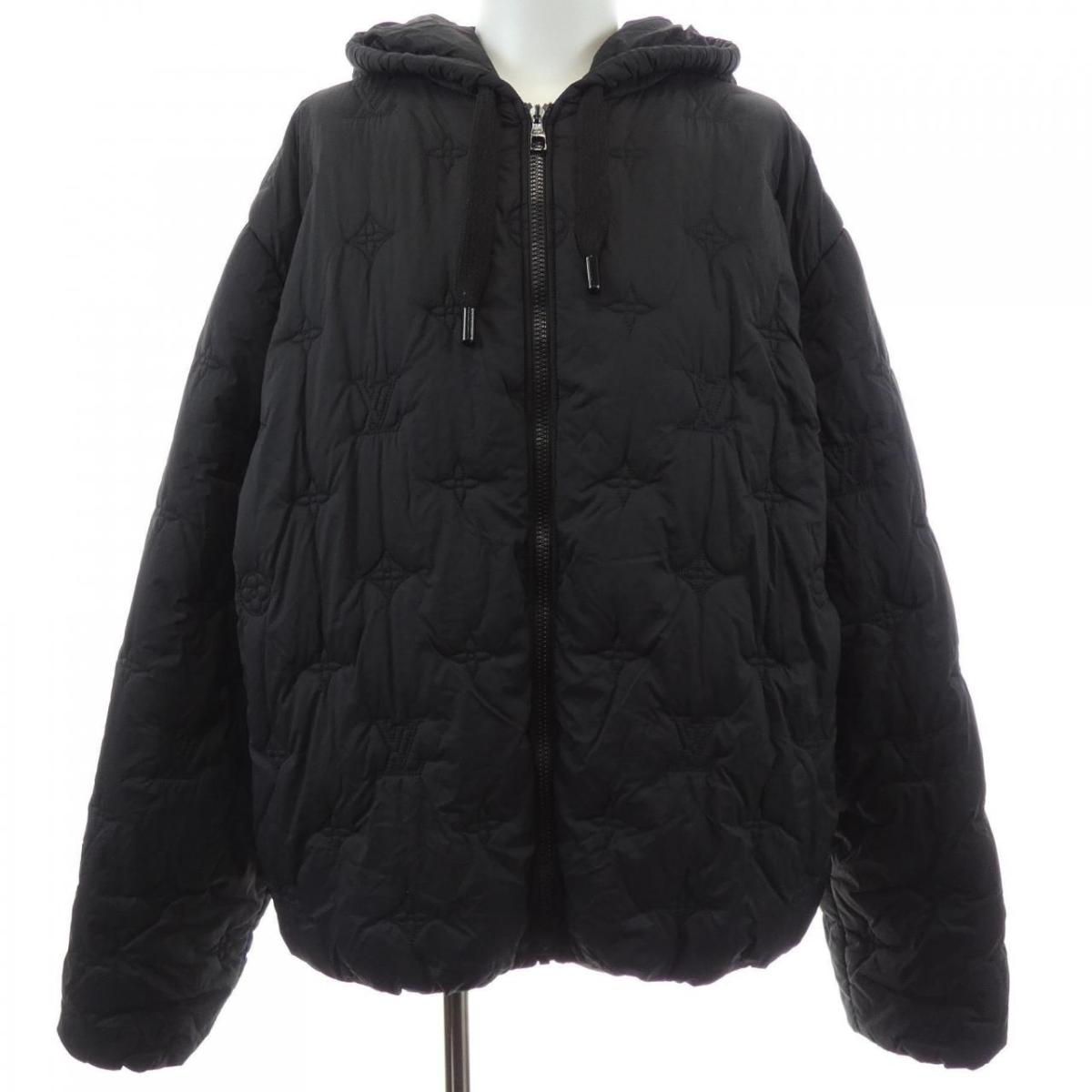 ルイヴィトン LOUIS VUITTON モノグラムキルテッドフーデッドブルゾン HQB44WDGD 上衣【中古】