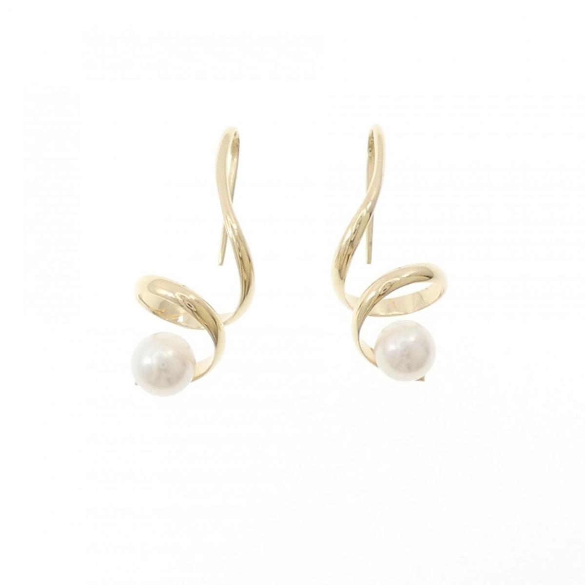 14KYG アコヤパール ピアス 6.6mm【中古】|KOMEHYO ONLINESTORE 店