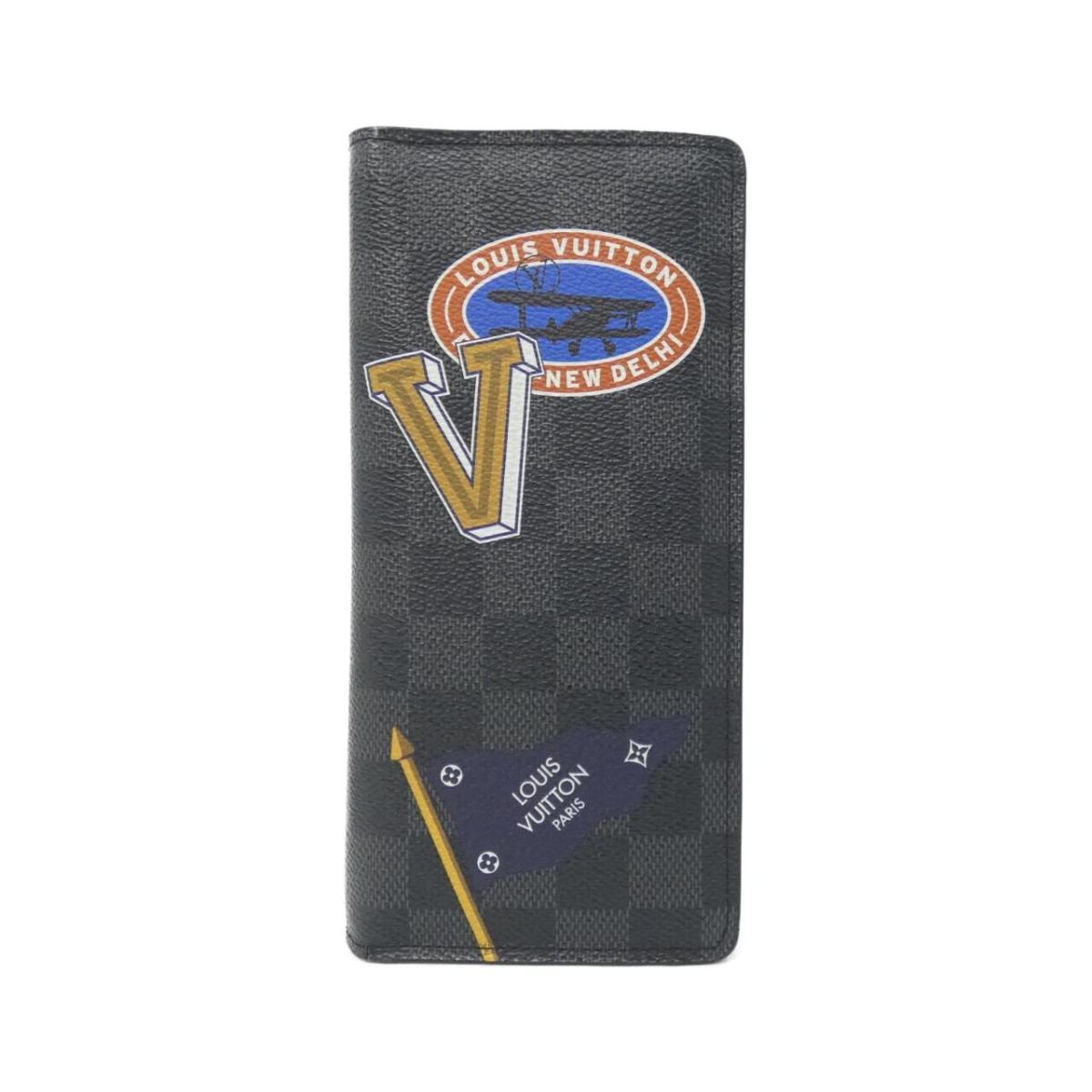 ルイヴィトン ダミエ グラフィット(LVリーグ) ポルトフォイユ ブラザ N64438 財布【中古】｜KOMEHYO ONLINESTORE 店