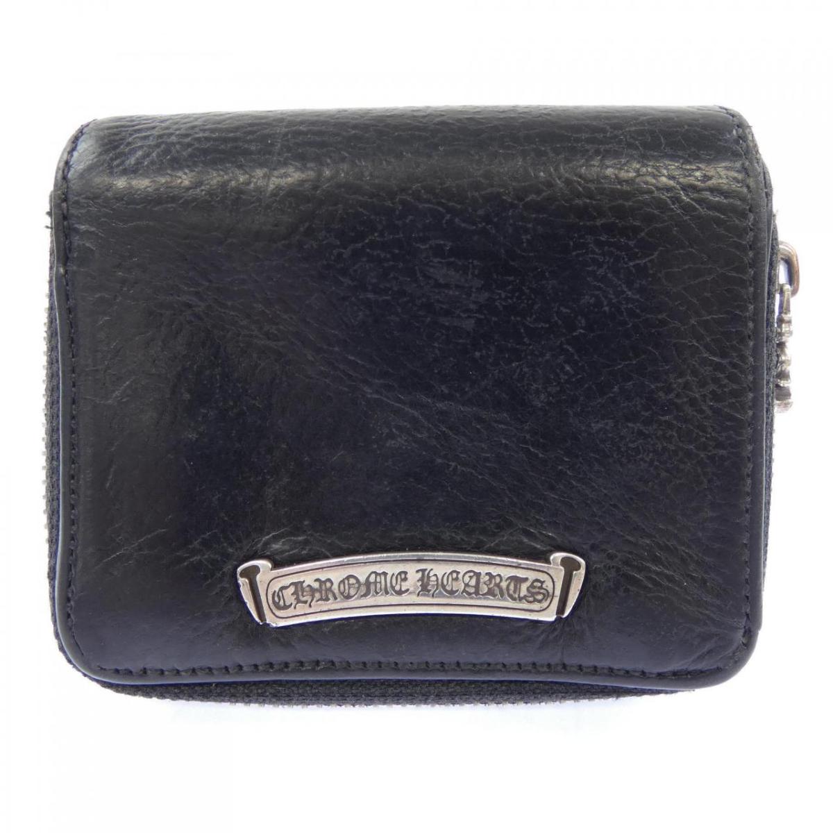 クロムハーツ CHROME HEARTS SQ ZIP BILL 2246 304 4300 0900 WALLET【中古】