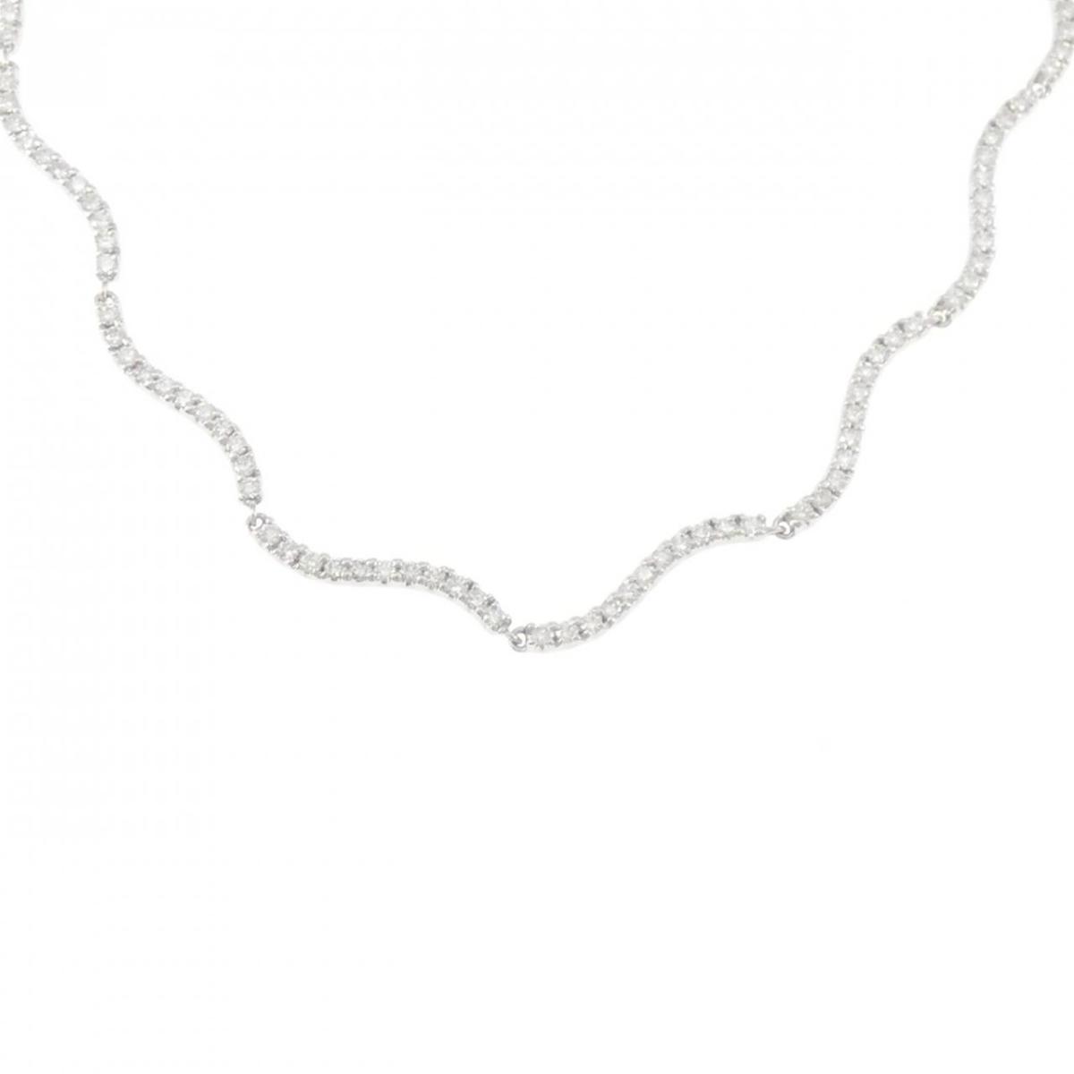 K18WG ダイヤモンド ネックレス 3.50CT【中古】｜KOMEHYO ONLINESTORE 店