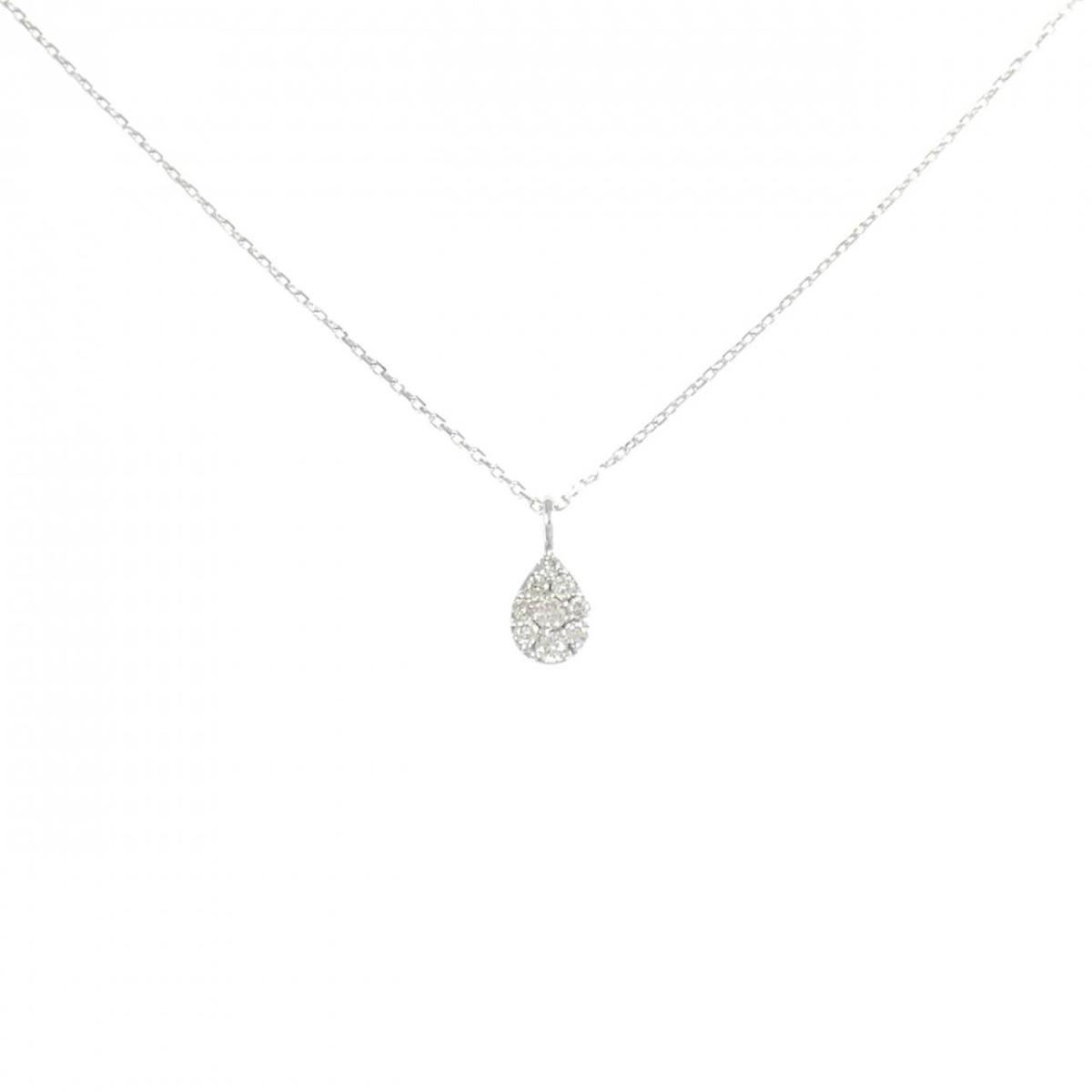 K10WG ダイヤモンド ネックレス 0.06CT【中古】｜KOMEHYO ONLINESTORE 店