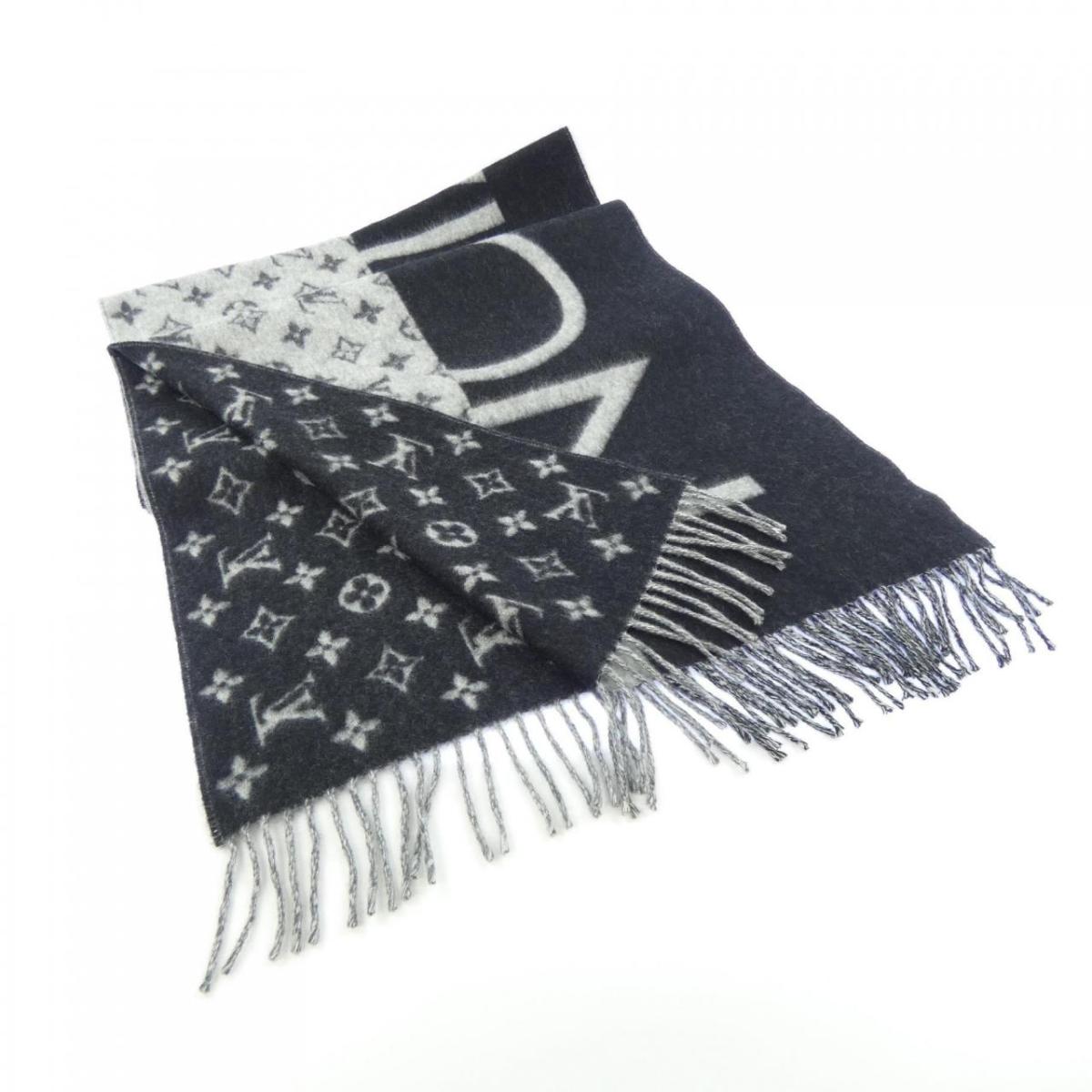 ルイヴィトン LOUIS VUITTON LV透き間 M70924 MUFFLER【中古】
