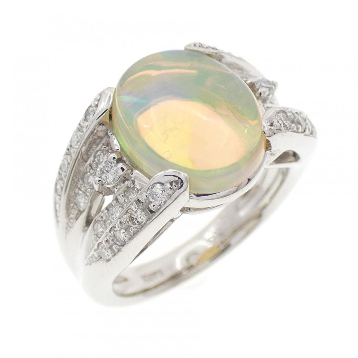 K18WG オパール リング 3.026CT【中古】｜KOMEHYO ONLINESTORE 店